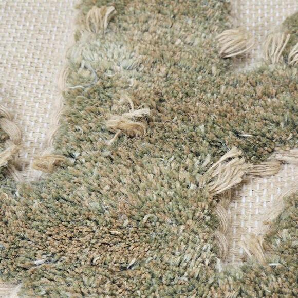 Vintage 1986 ICA Wall Hanging Southwest Woven Jute Textured 3D Cactus Tapestry - Picture 7 of 15